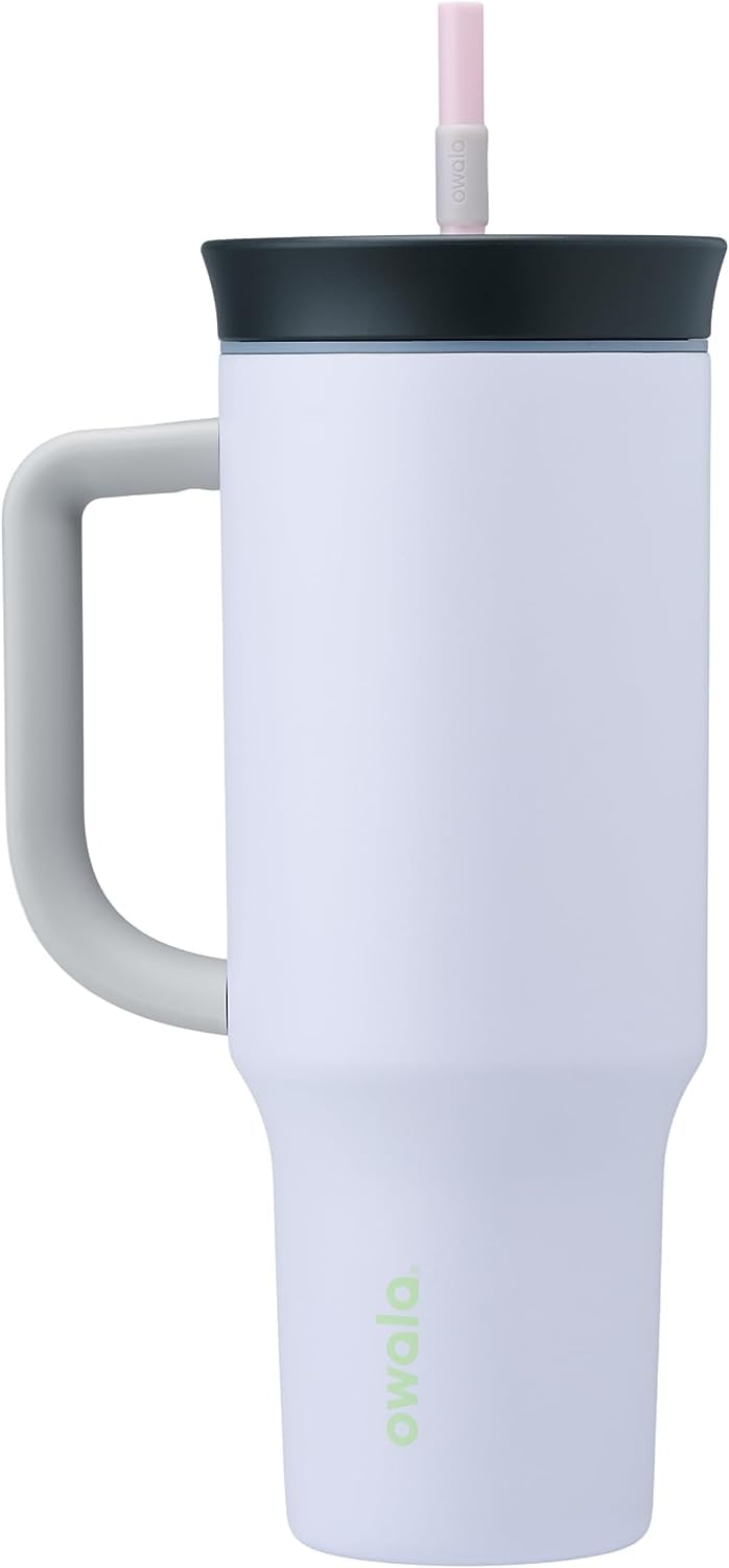 Owala travel tumbler with straw