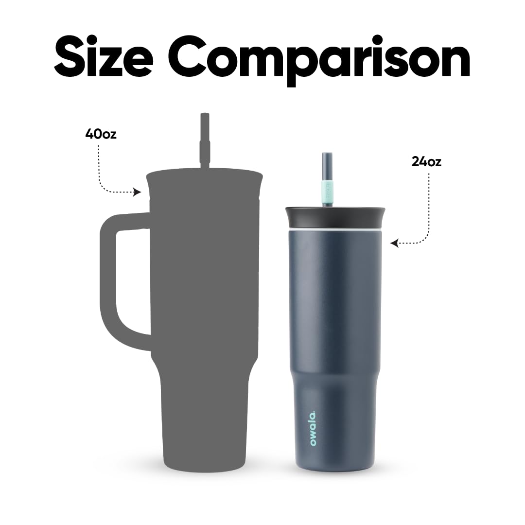 Owala travel tumbler with straw