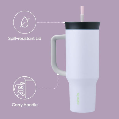 Owala travel tumbler with straw