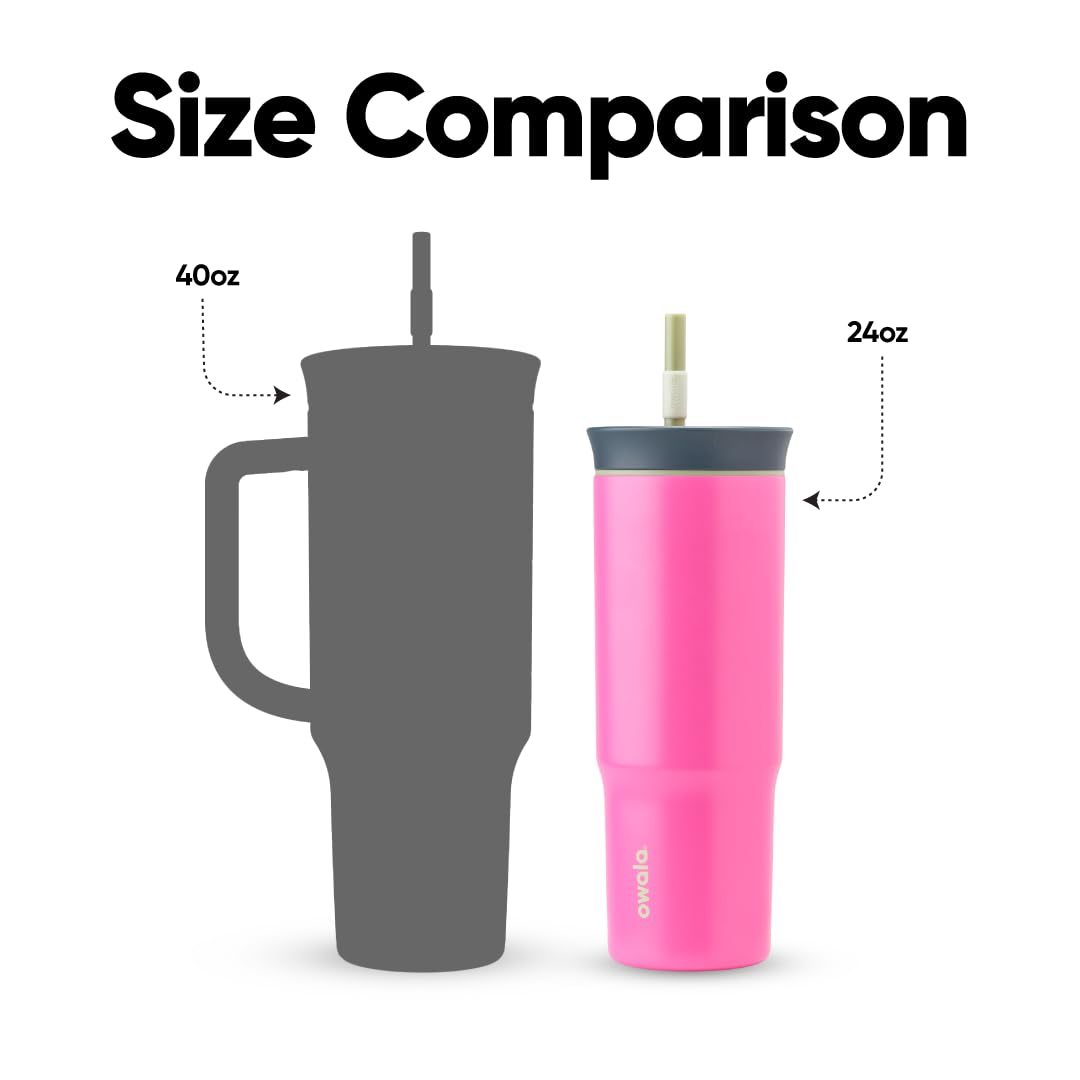 Owala travel tumbler with straw