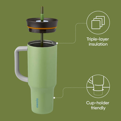 Owala travel tumbler with straw