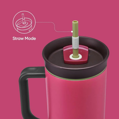 Owala travel tumbler with straw