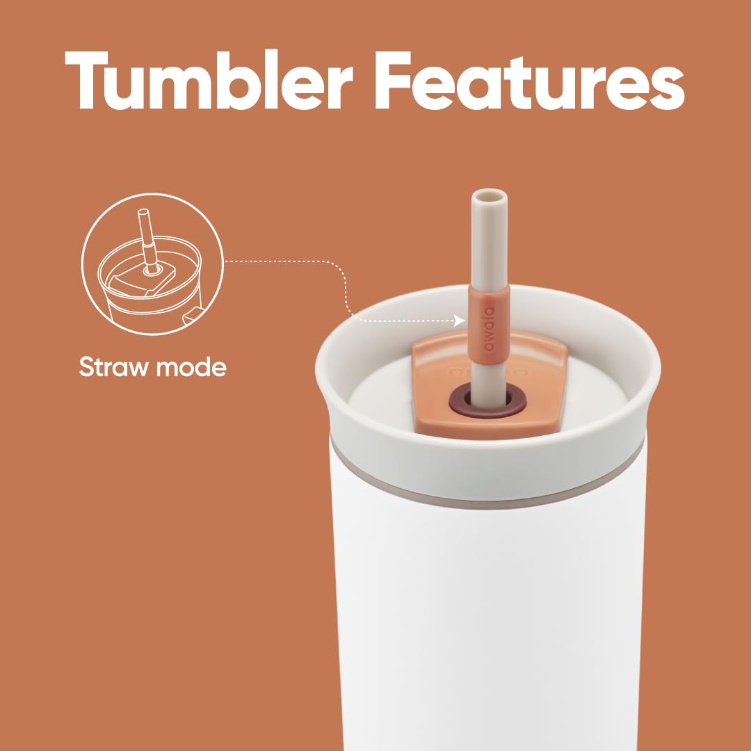 Owala travel tumbler with straw