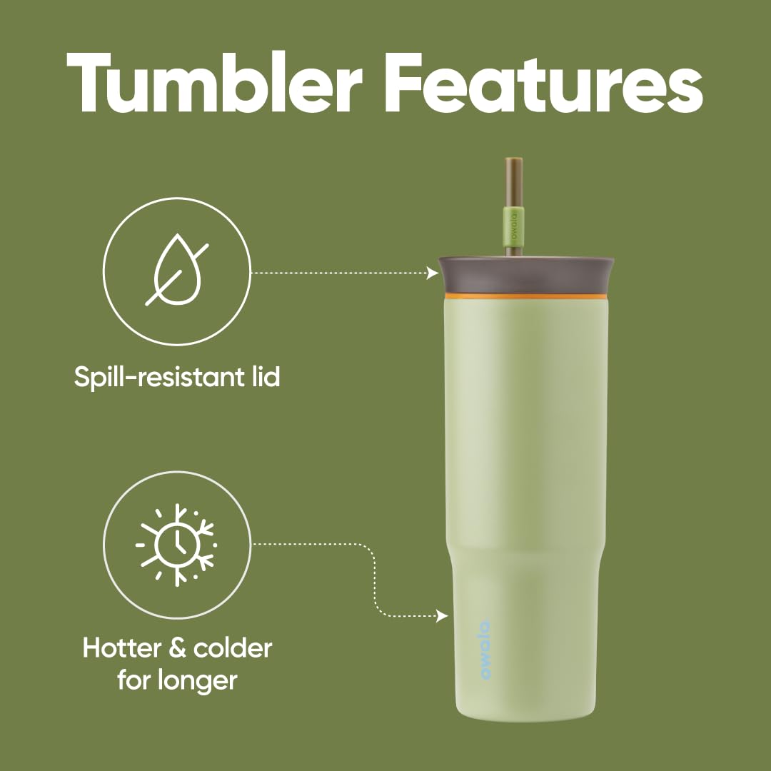 Owala travel tumbler with straw