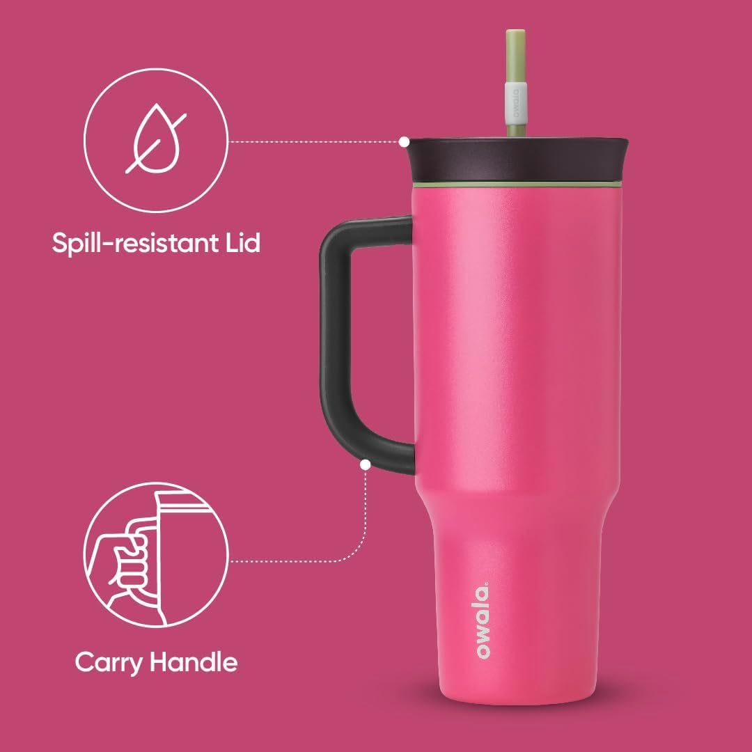 Owala travel tumbler with straw