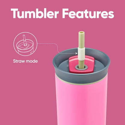 Owala travel tumbler with straw