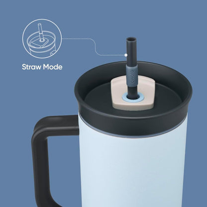 Owala travel tumbler with straw