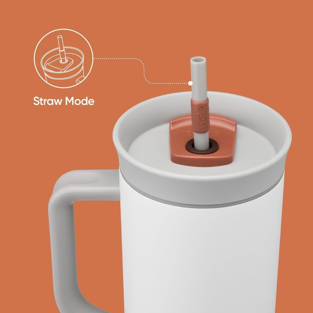 Owala travel tumbler with straw