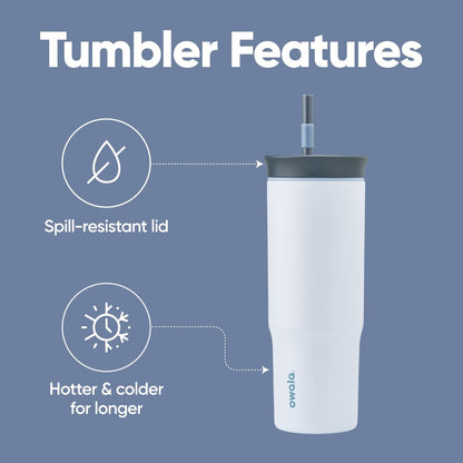 Owala travel tumbler with straw