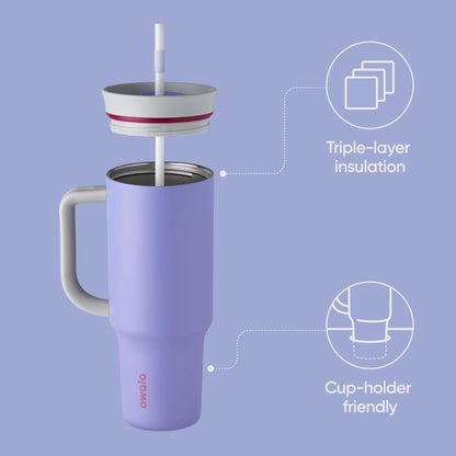 Owala travel tumbler with straw